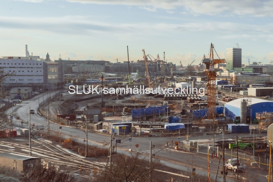 Här visas Östra etableringen från Skansen Lejonet.