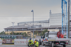 Vid Operan tar några vakter paus