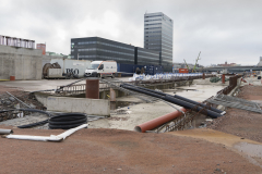 Hela Gullbergsvasstunneln kommer att vara klar och invigas under våren 2021. Ovanför tunneln kommer Göteborgs stad bygga fastigheter.
