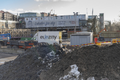 Arbeten bakom Liseberg mot Kallebäck.