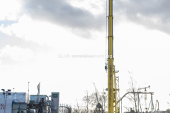 Arbeten bakom Liseberg mot Kallebäck.
