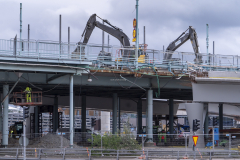 Nu rivs Göaälvbron! Bilden är tagen från Lilla Bommen.
