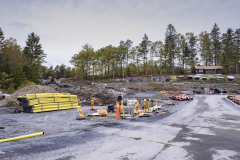 I Öjersjö pågår väg och vatten arbetena för ett nytt bostadsområde Gökegård. Det kommer att finnas både flerbostadshus och fristående.