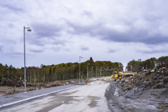 I Öjersjö pågår väg och vatten arbetena för ett nytt bostadsområde Gökegård. Det kommer att finnas både flerbostadshus och fristående.