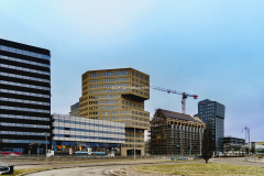 Det byggs många fastigheter utmed Oscarsleden i Masthugget/Järntorget.