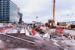Av och farterna till Götatunneln i Järntorget är avstängd till hösten 2025.. Det hänger ihop med bygget av Masthuggskajen, där man ska bygga en park ovanför tunneln.