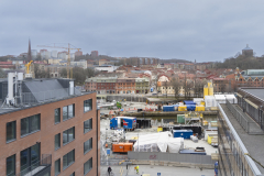 Det pågår trots allt lite aktivitet i Haga, Rosendal. Hur påverkar Sernekes konkurs Västlänken Haga?