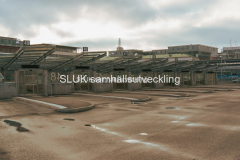Bussterminal vid Nils Ericson Platsen före rivning, mars 2017
