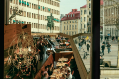 Lunchdags, hotell Avalon, Göteborg strax för utbrottet av Covid-19