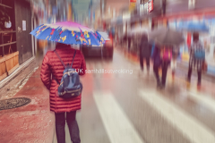 Seoul i regn