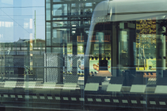 Spårvagn i Gamlestaden. Fotografiet fick diplom i göteborgsmästerskapet 2024.