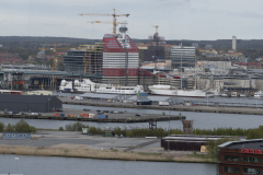 Vy från Ramberget, Götaälvbron och Läppstiftet