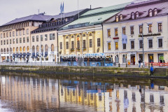 Strax efter kl. 16 fångade jag denna bild på Södra Hamngatan.
