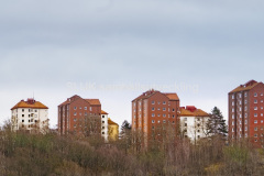 Det här är en vy från Skansen Kronan mot Norra Guldheden.