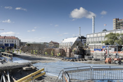 En bild utmed kanalen, Norra Allègatan.