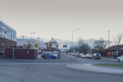 Köer mot centrum en fredagseftermiddag