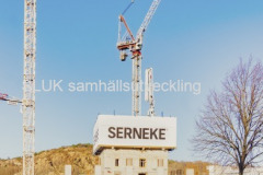 Därefter åkte jag till Lindholmen och fotograferade projektet från närmare håll.