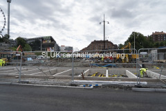 Pressbyrån ska flyttas och grundläggning sker.