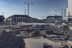 Här byggs det för den nya trafiken.