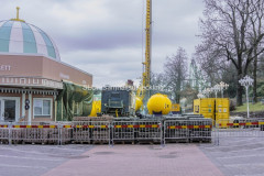 Nu rivs restaurangerna The Greenroom och Stjärnornas krog . De kommer att  återuppbyggas  och anpassas  till schaktet som passerar bakom. De nya restaurangerna är planerade att öppna i juni 2020 vilket betyder att Liseberg kommer stå utan de två restaurangerna under en period i april och maj.