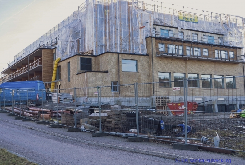 Den nya Partillebo hallen byggs, klar juni 2019