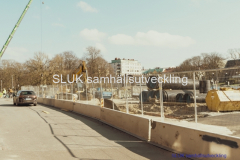 Haga Parkgatan är en byggarbetsplats
