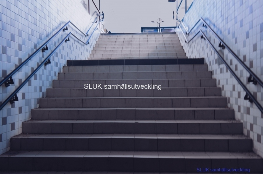 Det här är uppgången till plattformen.