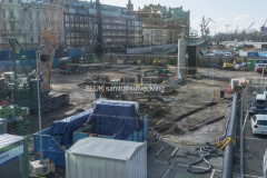 Västlänken vid Operan och nedanför Kvarnberget  den 2 mars.