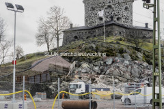 Arbeten pågår under Skansen Lejonet.