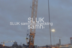 Skansen Lejonets syn bakom kranen.