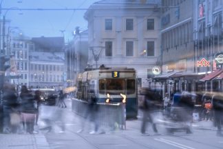 Spårvagn i Nordstan